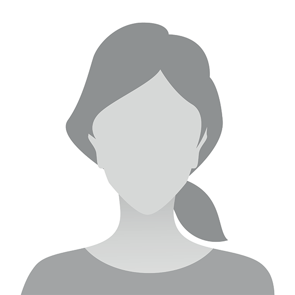 The image displays a stylized silhouette of a woman s profile with hair tied back, wearing a dark top, against a plain background.